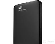 img 1 attached to 💽 WD 2TB Elements Portable External Hard Drive - USB 3.0, PC/Mac/PS4/Xbox Compatible - WDBU6Y0020BBK-WESN review by Tara Ford