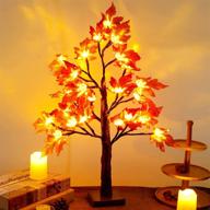 🍁 22-inch thanksgiving artificial maple tree with pumpkin led lights, timer harvest autumn fall décor for home kitchen table centerpieces - winemana logo