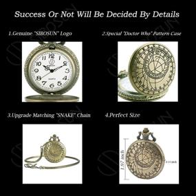 img 2 attached to Vintage SIBOSUN Doctor Pocket Quartz Antique: Timeless Elegance and Quality