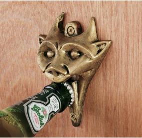 img 1 attached to Authentic Iron Gargoyle Bottle Opener by Design Toscano SP880