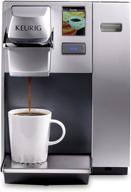 🏢 keurig k155 офис pro коммерческий кофеварка: одноразовый аппарат для к-чашек, серебро, с дополнительным большим резервуаром на 90 унций. логотип