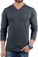 👔 classy and comfortable: black men's long sleeve t-shirts for a stylish appeal logo