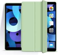 📱 aoub case for ipad mini 1/2/3, slim trifold stand smart cover with auto sleep/wake, soft tpu silicone back case for 7.9 inch ipad mini 1st/2nd/3rd generation, light green logo