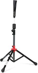 img 4 attached to 🏀 Adjustable Portable Baseball & Softball Batting Tee - McHom Hitting Travel Tee with Collapsible Tripod Base