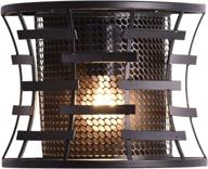 🏮 truelite industrial rustic metal mesh wall sconce: vintage wall lantern with timeless appeal логотип