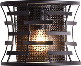 img 2 attached to 🏮 Truelite Industrial Rustic Metal Mesh Wall Sconce: Vintage Wall Lantern with Timeless Appeal