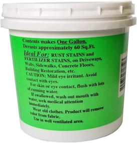 img 2 attached to Singerman Labs Concrete Rust Remover - Convert 22 oz into 1 Gallon