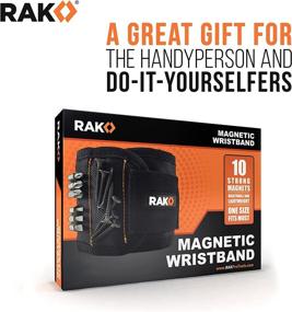 img 3 attached to 🔧 RAK Magnetic Wristband - Convenient Men & Women's Tool Bracelet with 10 Strong Magnets for Holding Screws, Nails & Drilling Bits - Perfect Gift Ideas for Dad, Husband, Handyman or Handy Woman