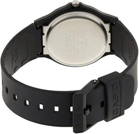 img 3 attached to ⌚ Черные мужские кварцевые смарт-часы Casio смолы для повседневной носки - MQ24-7B: обзор и функции