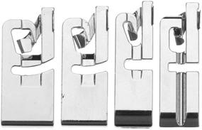 img 2 attached to 🧵 TFBOY 4-Piece Narrow Rolled Hem Sewing Machine Presser Foot Set - Ideal for Household Multi-Function Sewing Machines (2x3 mm, 1x4 mm,1x6 mm)