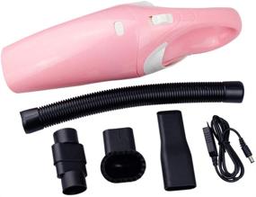 img 2 attached to 🧹 Wakauto Handheld Vacuum: USB Charging Cordless Cleaner for Keyboard, Car, Computer (Pink) – Wet Dry Dual Use
