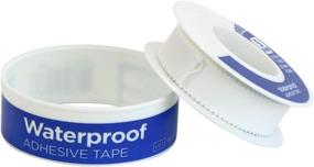 img 1 attached to 🚑 Iconikal Waterproof First Aid Tape, White, 0.5 Inch x 5 Yards, 6-Pack