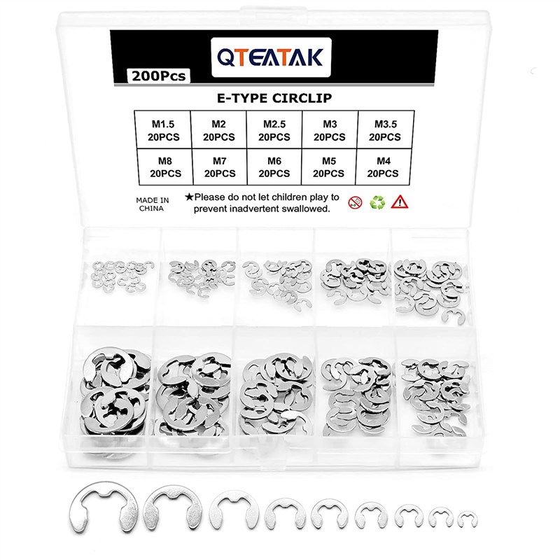 qteatak 스테인리스 외부 고정 구색 로고