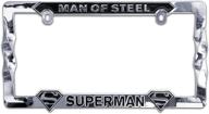 🔥 3d metal license plate frame - superman man of steel logo