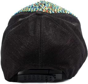 img 2 attached to 👒 Stylish and Adjustable: Gudessly Women's Studded Rhinestone Baseball Cap - Sparkle Bling Denim Sun Hat with Crystals