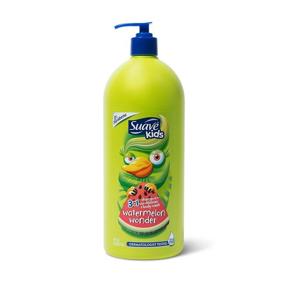 img 2 attached to 🍉 Suave Kids 3-in-1 Watermelon Wonder Shampoo Conditioner Body Wash - Tear-Free, 40 fl oz: A Gentle, All-in-One Bath Solution for Kids