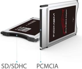 img 3 attached to 🔌 Enhance Your Mercedes Benz COMAND APS System Media Player: PCMCIA to SD Card Memory Card Adapter SDHC Converter for S, E, C, GLK, CLS Class