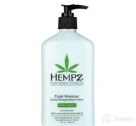 img 1 attached to Hempz Daily Herbal Moisturizer with Shea Butter- Anti-Aging Body Lotion Infused with Hemp Extract for Skin Care- 100% Pure Organic Hemp Seed Oil review by Playalitical Herron