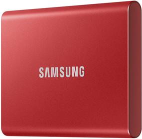 img 3 attached to 💻 SAMSUNG T7 500GB Portable SSD - High-Speed USB 3.2 External Solid State Drive for Fast Data Transfer - Red Color (MU-PC500R/AM)