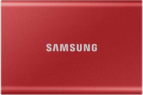 img 2 attached to 💻 SAMSUNG T7 500GB Portable SSD - High-Speed USB 3.2 External Solid State Drive for Fast Data Transfer - Red Color (MU-PC500R/AM)