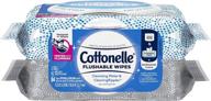 🧻 cottonelle flushable cleansing cloths refills - 84 count (2 packages) - varying packaging designs logo