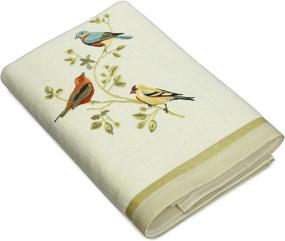 img 2 attached to 🐦 Ванная полотенце коллекция Avanti Linens Gilded Birds из слоновой кости