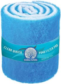 img 4 attached to 🐠 Durable Koral Filters Aquarium Filter Pad Media Roll - Cut to Fit - Dye-Free and Blue Bonded - Ensures Clean Water - Ideal for Fish and Reef Aquariums
