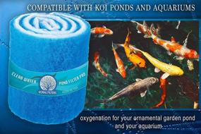 img 3 attached to 🐠 Durable Koral Filters Aquarium Filter Pad Media Roll - Cut to Fit - Dye-Free and Blue Bonded - Ensures Clean Water - Ideal for Fish and Reef Aquariums