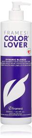 img 4 attached to 🟣 Framesi Color Lover Dynamic Blonde Purple Shampoo – Sulfate-Free for Color-Treated Hair