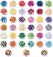 olycraft 39 boxes glitter sequins: sparkle & shine with iridescent flakes & chunky glitters for epoxy resin crafts, makeup, nail arts, hair & body decorations logo