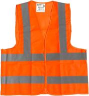 brufer visibility reflective safety orange logo