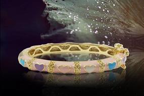 img 2 attached to 💎 Ivy Max Finish Enamel Bracelet: Chic and Stylish Girls' Jewelry Selection