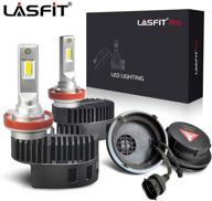 🔦 lasfit на заказ h11 led лампы для toyota 4runner 2014-2020 - улучшите свое освещение с яркими лампами h8 h9 led на 10000lm 100w (2 шт) логотип