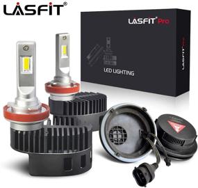 img 4 attached to 🔦 LASFIT На заказ H11 LED лампы для Toyota 4runner 2014-2020 - Улучшите свое освещение с яркими лампами H8 H9 LED на 10000LM 100W (2 шт)