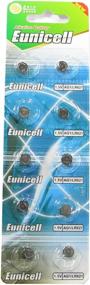 img 1 attached to 🔋 Long-lasting 10 Eunicell AG1 / 164/364 / LR621 Button Cell Batteries with 0% Mercury and Expiry Date Label
