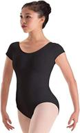 🩰 stylish and comfortable motionwear cap sleeve dance leotard for unmatched performance логотип