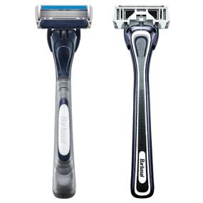 img 1 attached to 💈 Get a Close Shave with Barbasol Ultra 6 Plus Premium Disposable Razor Value Pack - 3 Packs (9 Razors)