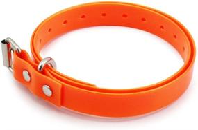img 1 attached to 🐶 TPU Collar Strap Buckle 3/4" Replacement for Garmin Delta, Dogtra, SportDOG, Tri Tronics, Petsafe, TrainPro, Petrainer, Educator, Esky - Suitable for Most Dog Training Collars, Barking Collar, and Fence Systems