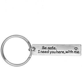 img 3 attached to 🔥 Stylish XYBAGS Firefighter Trucker Boyfriend Keychain - Perfect Gift for Firefighter Lovers!
