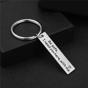 img 1 attached to 🔥 Stylish XYBAGS Firefighter Trucker Boyfriend Keychain - Perfect Gift for Firefighter Lovers!