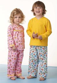 img 1 attached to 👶 Просторные схемы творчества от New Look 6170 - пижамы для малышей и детей (размеры 1/2-8)