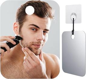 img 4 attached to 🪞 Portable Fogless Shaving Mirror for Bathroom - CozyCabin Anti-Fog Shower Mirror