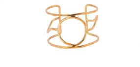 img 3 attached to 💫 Richera Gold-plated Brass Bangle Bracelet