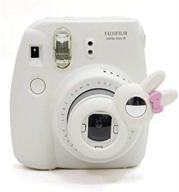 enhance your fujifilm instax mini and polaroid pic-300: caiul rabbit style selfie lens in white logo