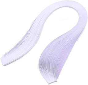 img 2 attached to 🎨 ODETOJOY 5mm White Quilling Paper Strips for Crafts - Paper Quilling Strips Set of 120pcs, 52cm Length