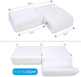 img 3 attached to HOMCA Memory Foam Pillow Couples