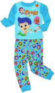 bubble guppies toddler sleeve pajamas logo