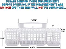 img 3 attached to 🔧 Premium Lifetime Appliance W10807920 Silverware Basket for Whirlpool, Kenmore Dishwasher - Replacement Part 8562080, WP8562080, 8562086