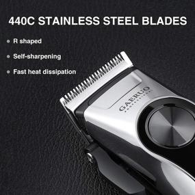 img 2 attached to GAERUO Professional Hair Clippers for Men - Cordless/Cord Hair Trimmer Cutting Kit - Rechargeable Haircut & Grooming Set for Baber, Salon, Home RFC-1713