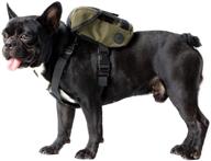 🐾 onetigris dog pack - durable k9 backpack for camping, hiking & daily walks with litter bag exit - small to medium dogs logo